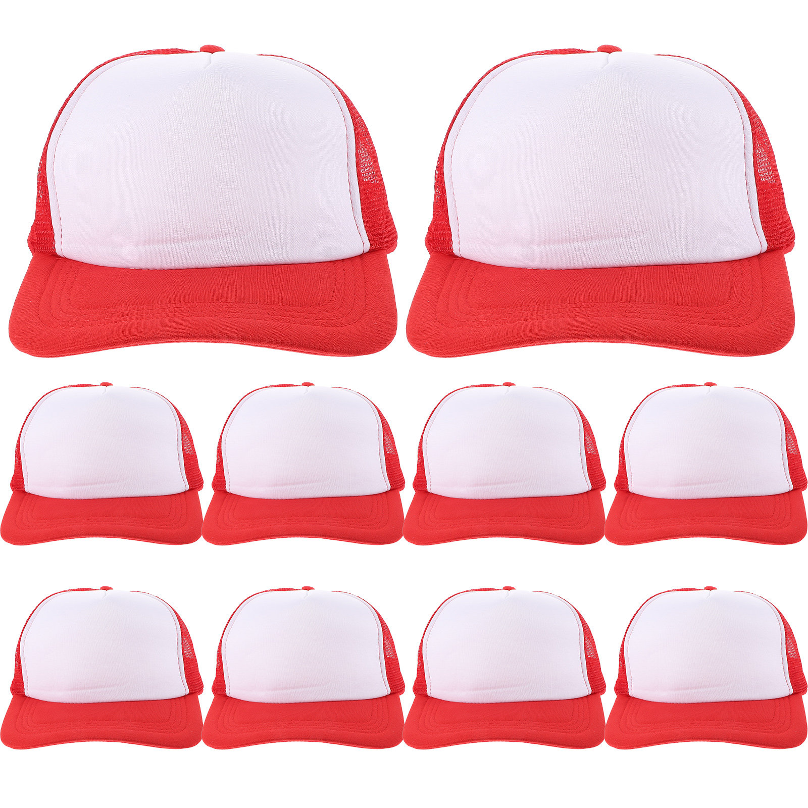 Hat Sublimation Blank - 10Pcs Blank Baseball Caps Mesh Sublimation