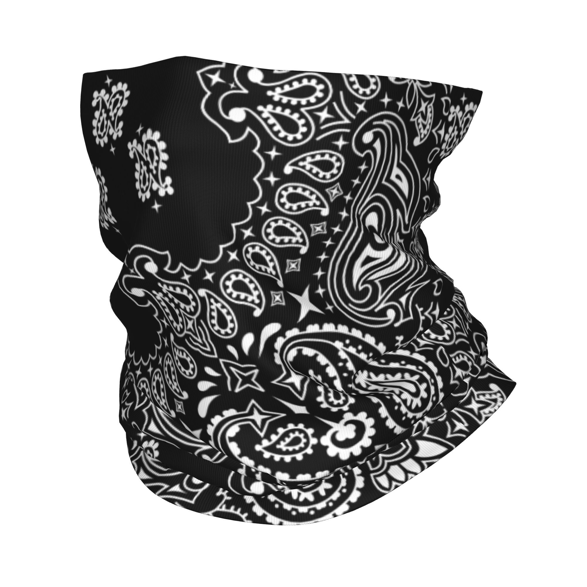 Custom Black And White Paisley - đánh giá và giá Bandana Blank White