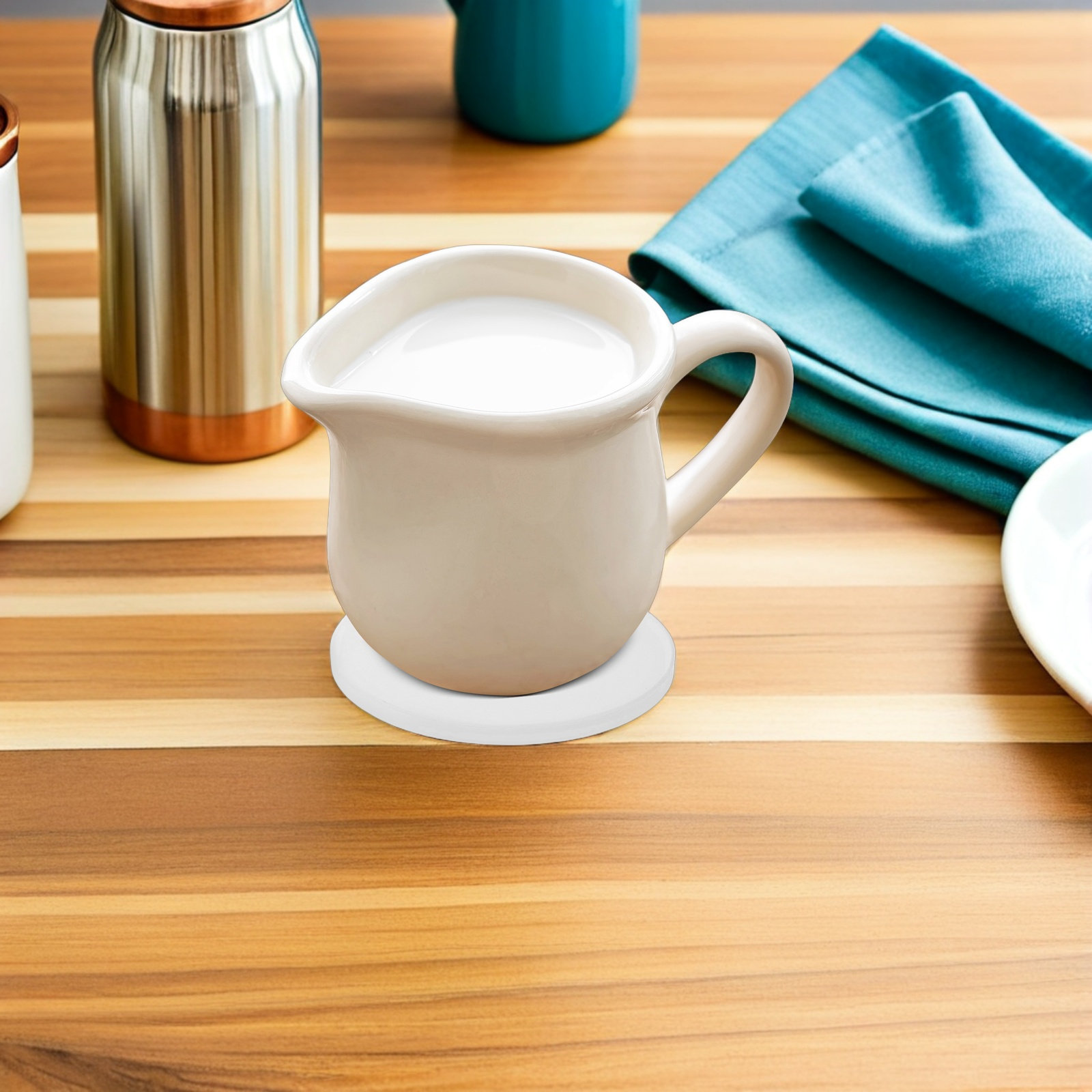 12Pcs White Round Ceramic Coas - đánh giá và giá Ceramic Tile Blank