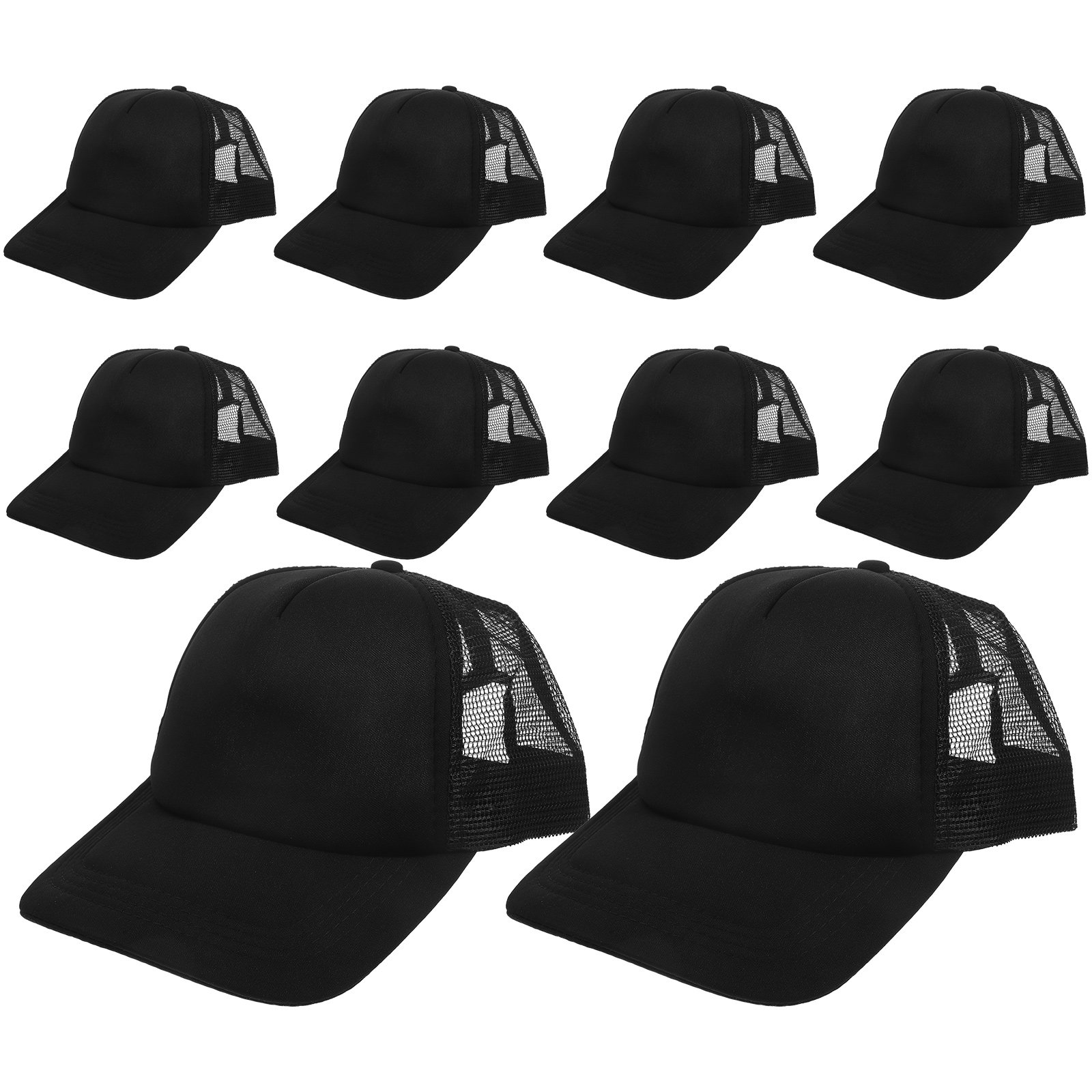10Pcs Blank Baseball Caps Mesh - đánh giá và giá Hat Sublimation Blank