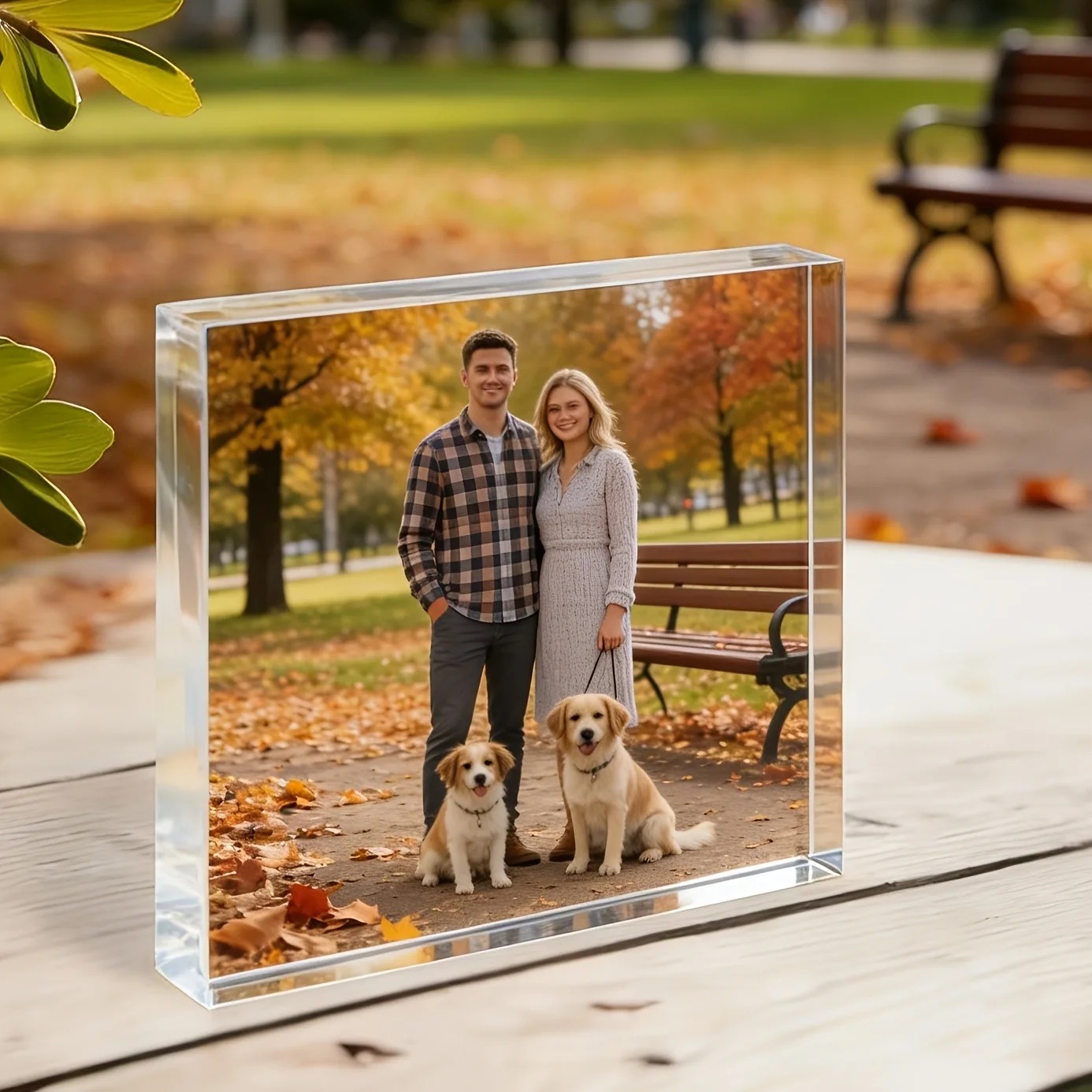 Custom acrylic desktop decorat - đánh giá và giá Photo Acrylic Block
