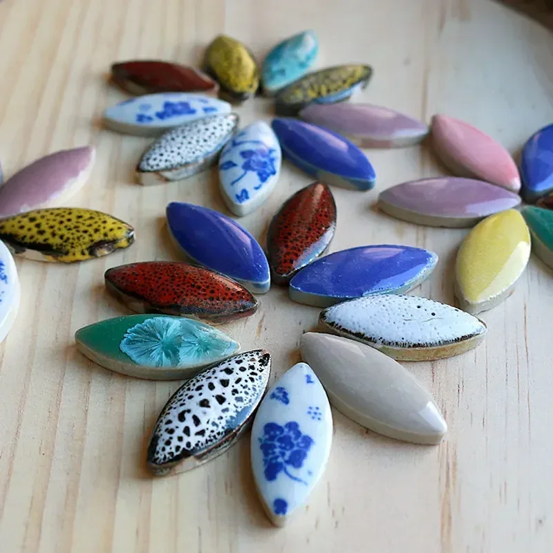100g Mix Color Irregular Ceram - đánh giá và giá Ceramic Tile Blank
